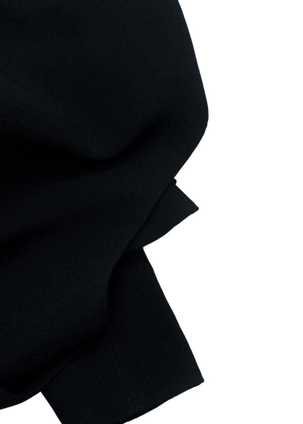 Elie Saab Black Peplum Jacket
