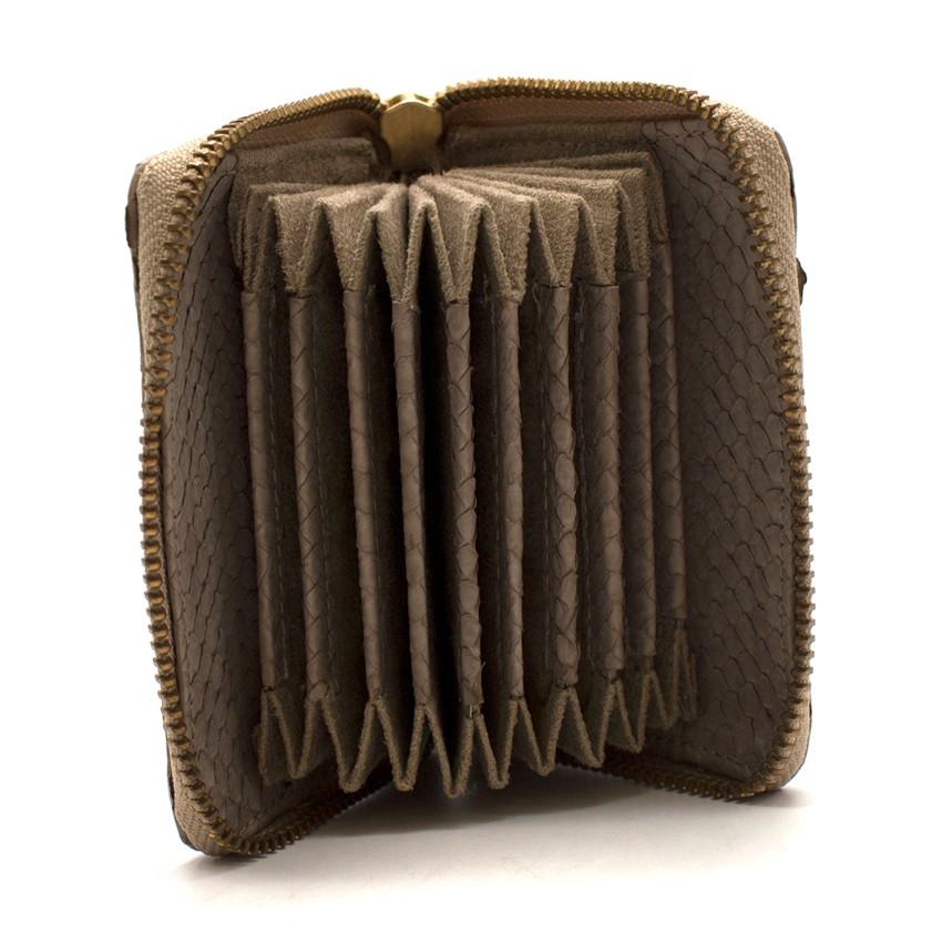 Massey Grey Python Purse
