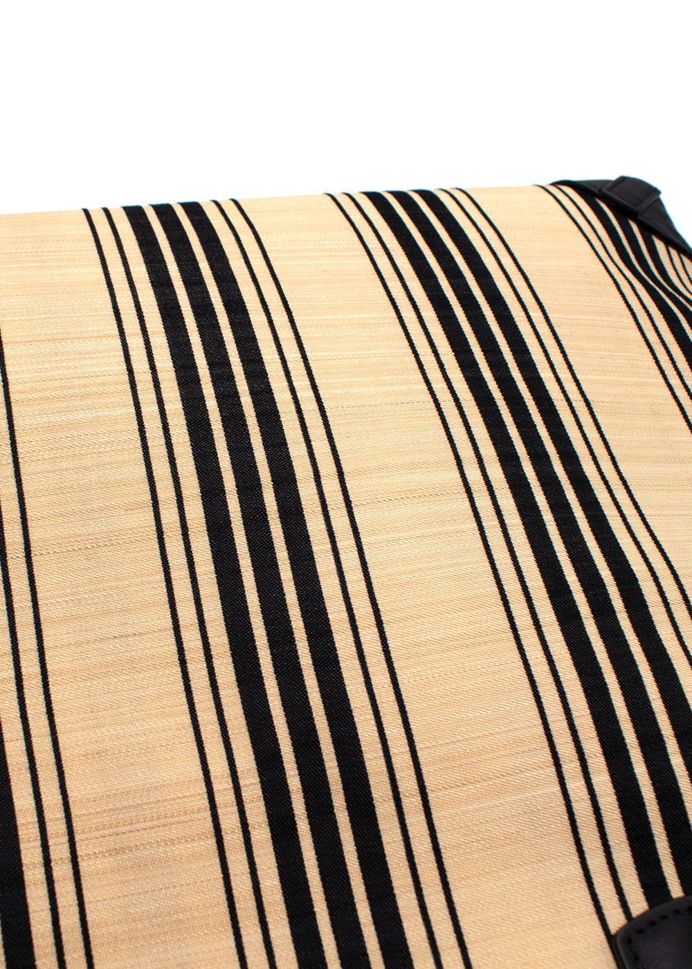 Tanner Krolle Black Striped Cadogan Tote Traveller Bag
