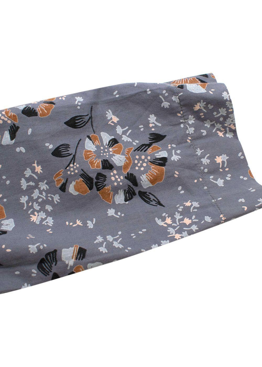 Kids 8Y Grey Printed Blouse