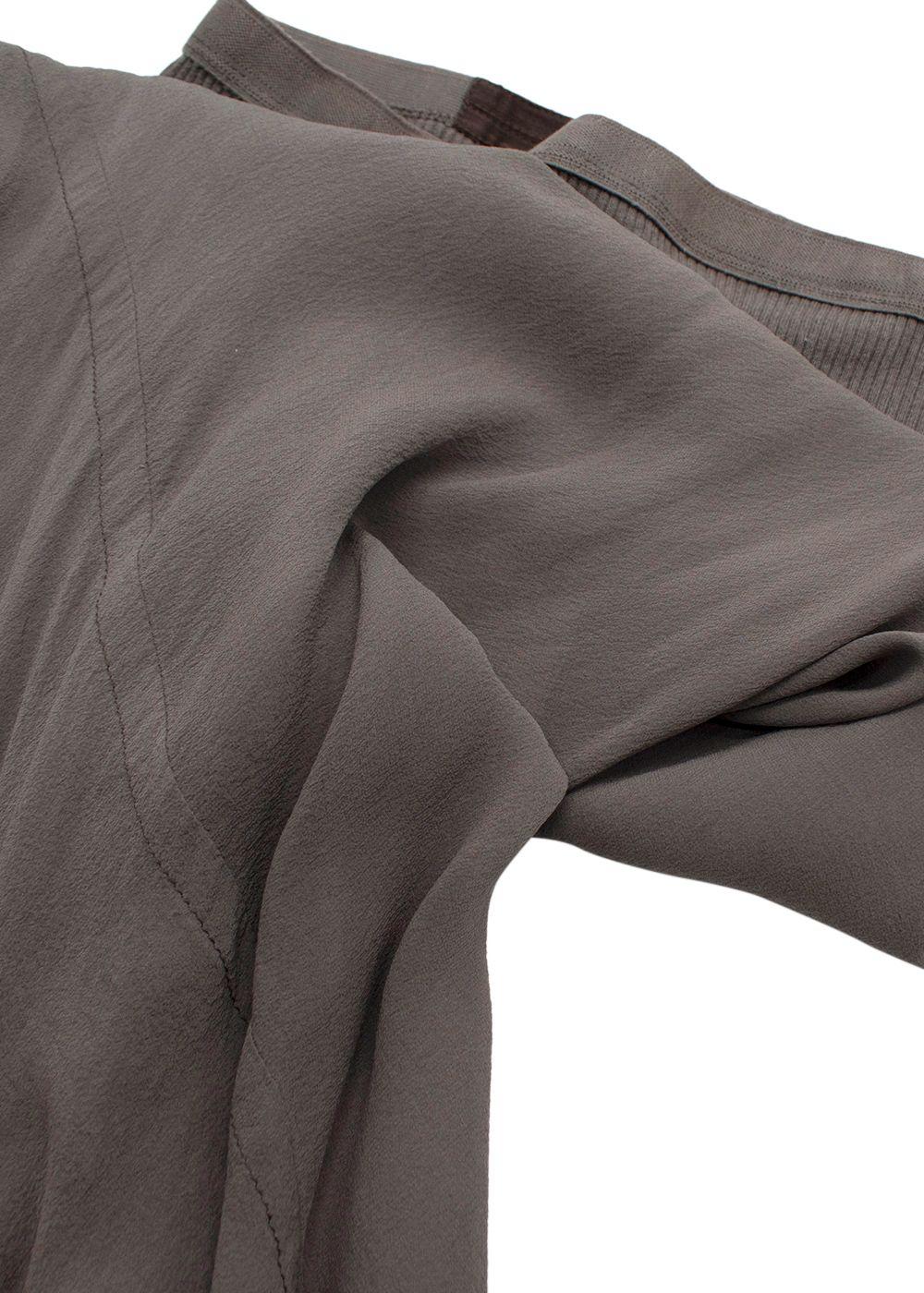 Rick Owens Silk Maxi Skirt