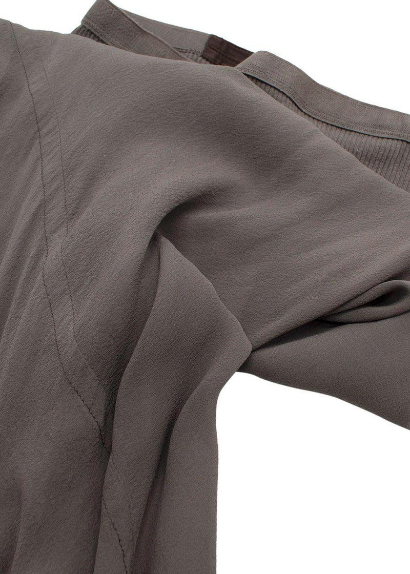 Rick Owens Silk Maxi Skirt