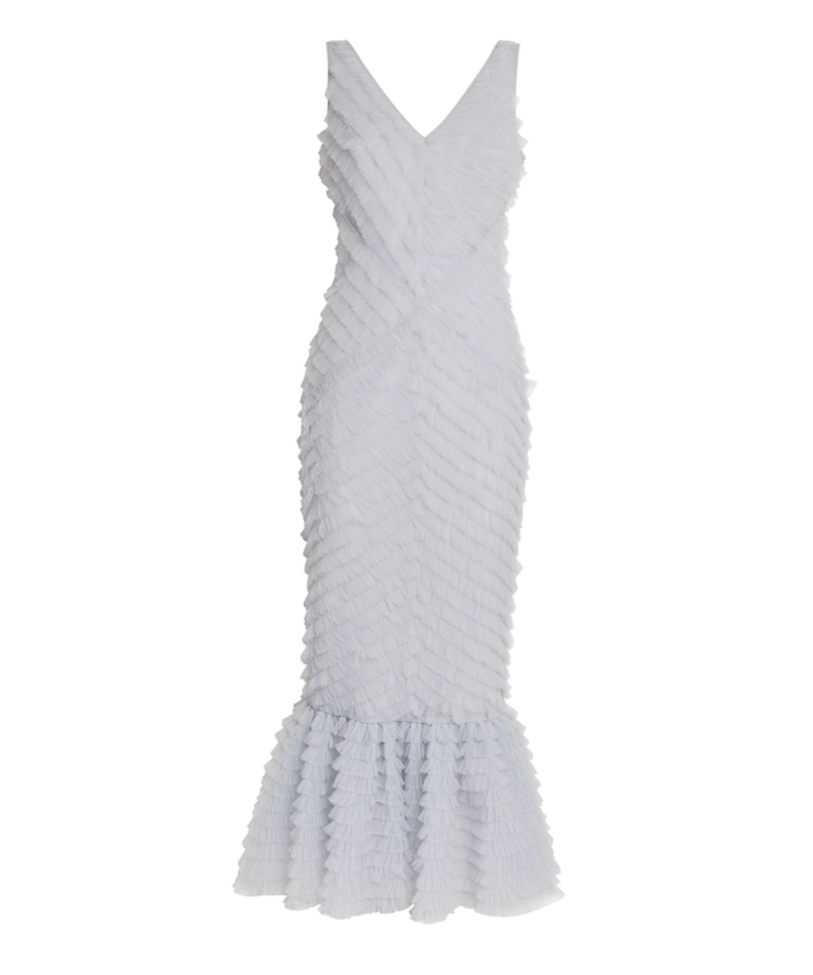 Huishan Zhang Janina Ruffled  Midi Dress
