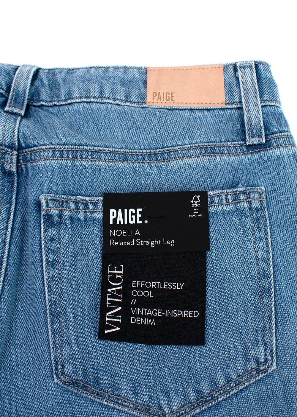 Paige Noella Mid-rise Destructed Jeans