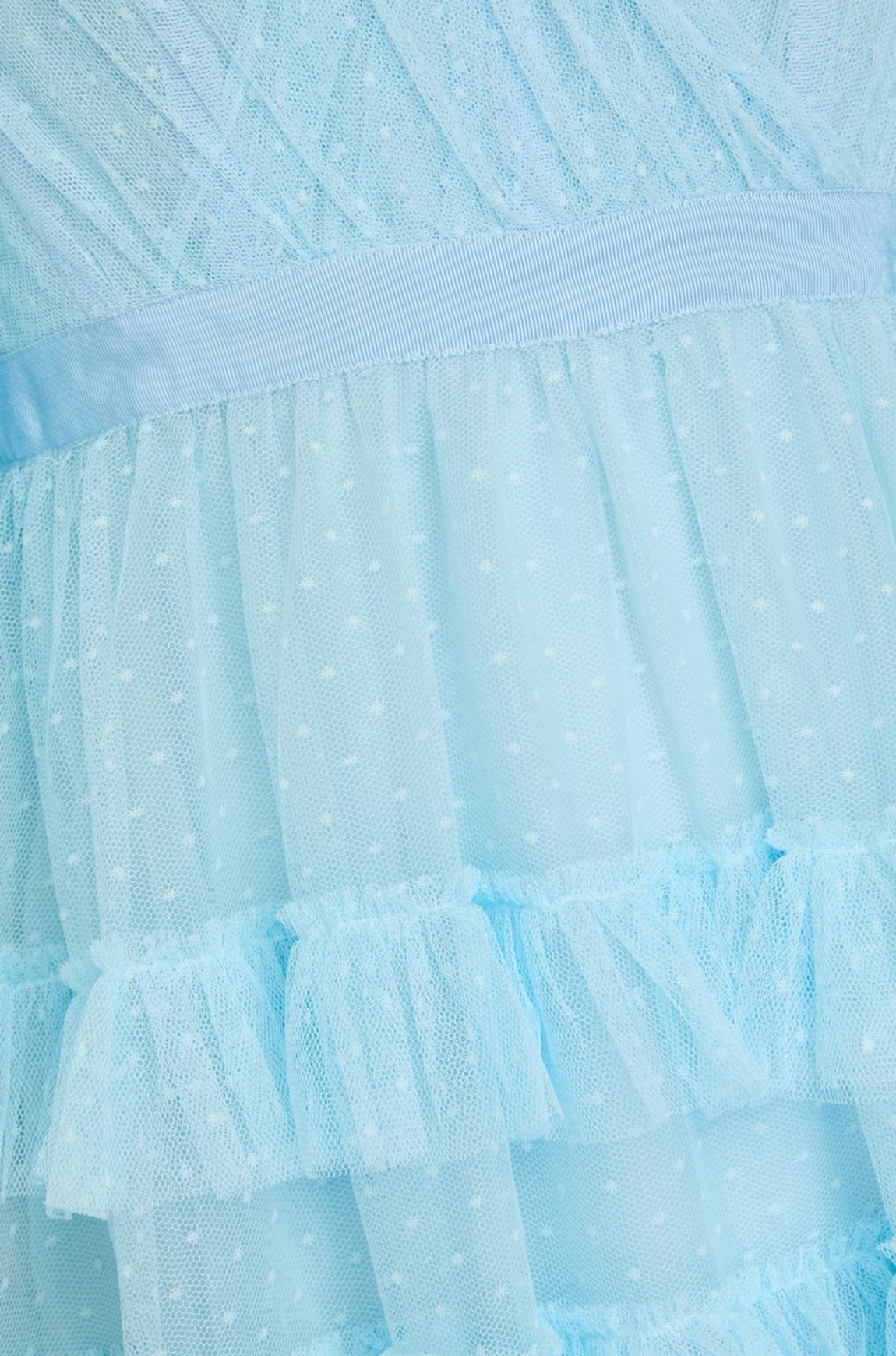 Huishan Zhang Marybell Tiered Point D'esprit Gown
