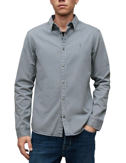 All Saints Staveley Ramskull Embroidered Shirt