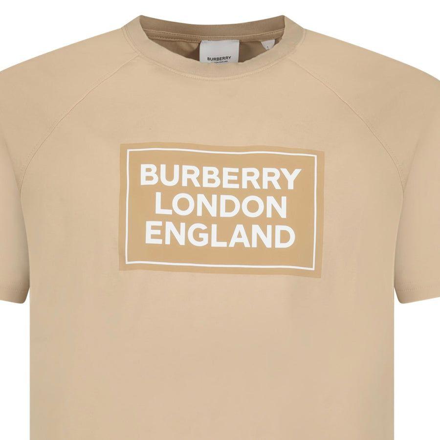 Burberry Beige Cotton T-Shirt