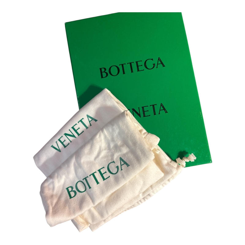 Bottega Veneta Green Leather Slides