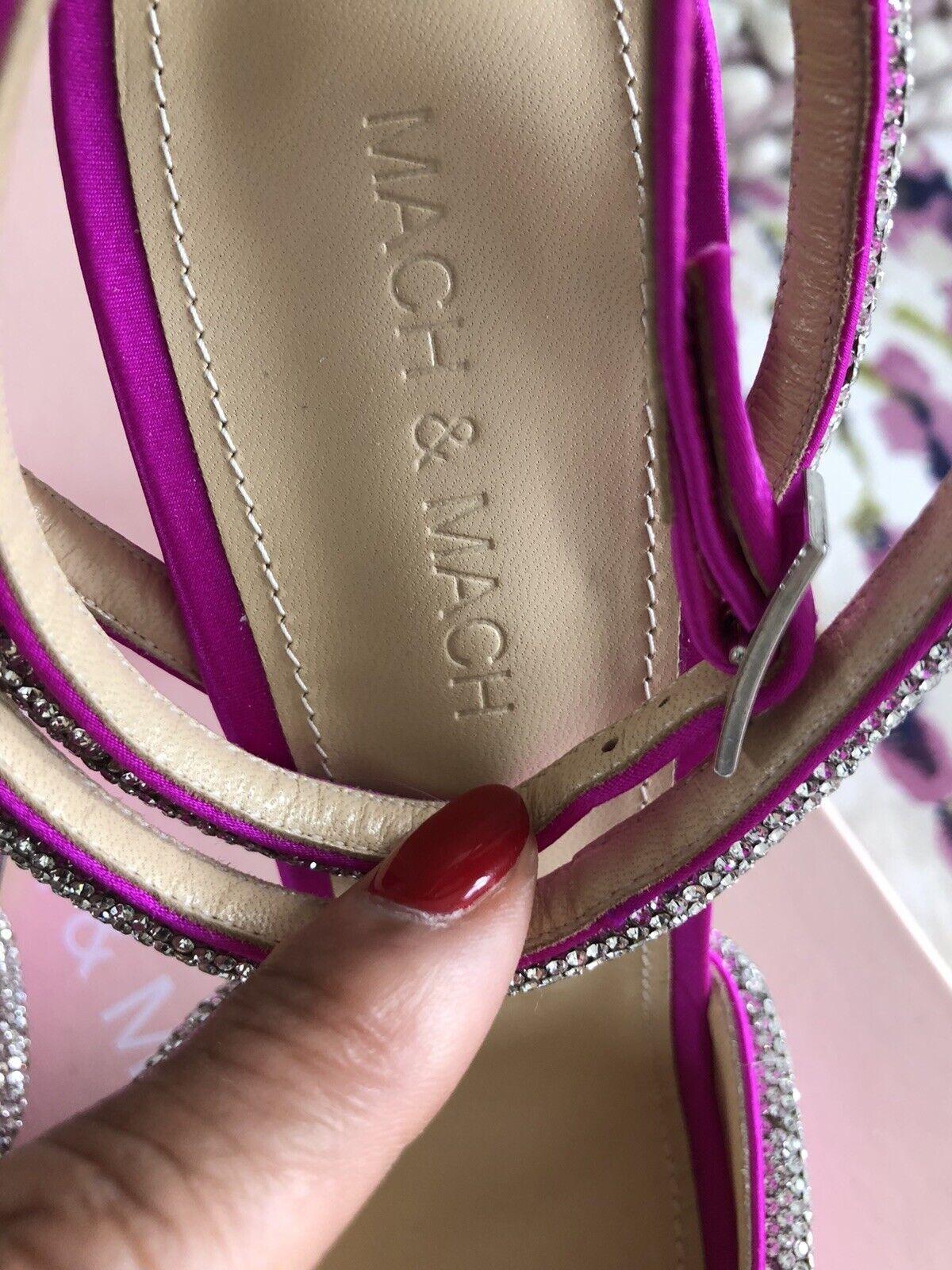 Fuchsia Double Bow Satin Shoes