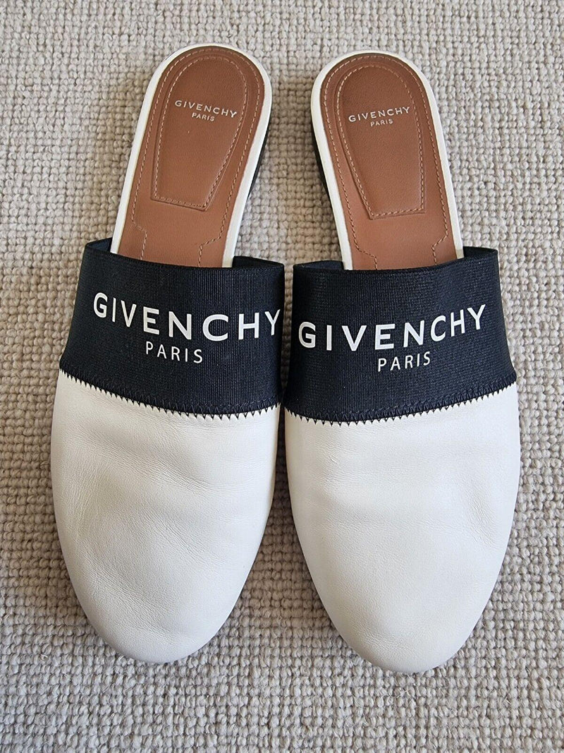 Bedford Logo Printed Mules
