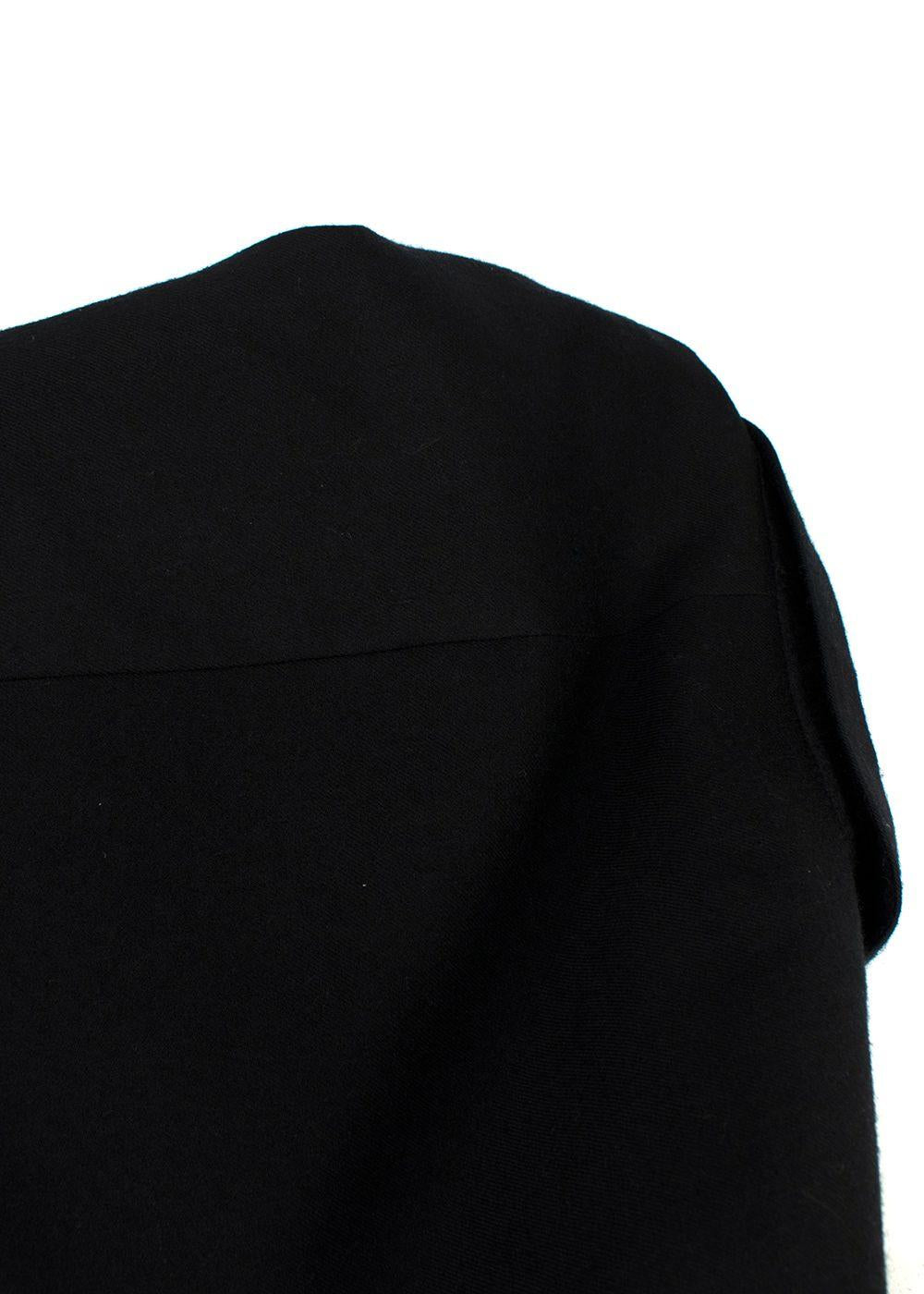 Dolce & Gabbana Black Wool Single Breasted Blazer