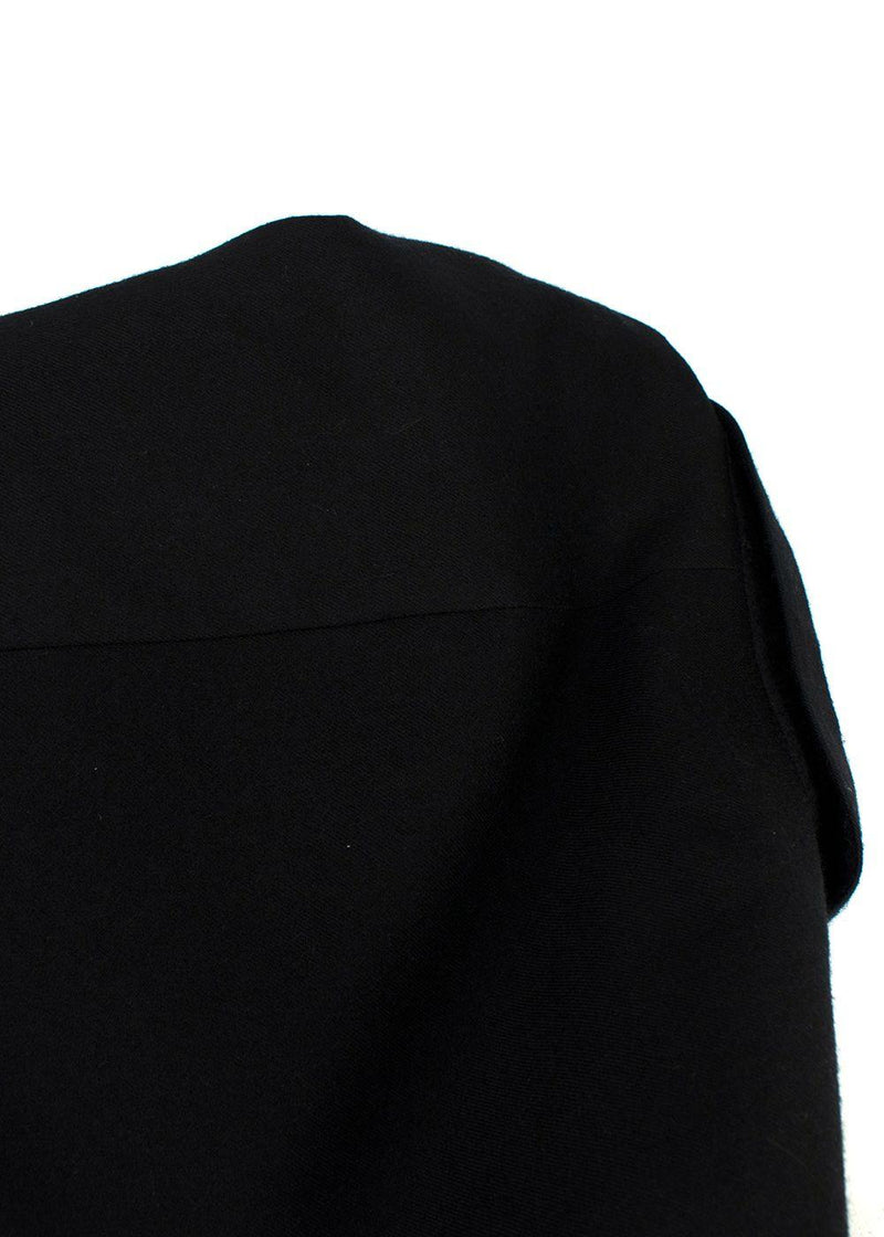 Dolce & Gabbana Black Wool Single Breasted Blazer