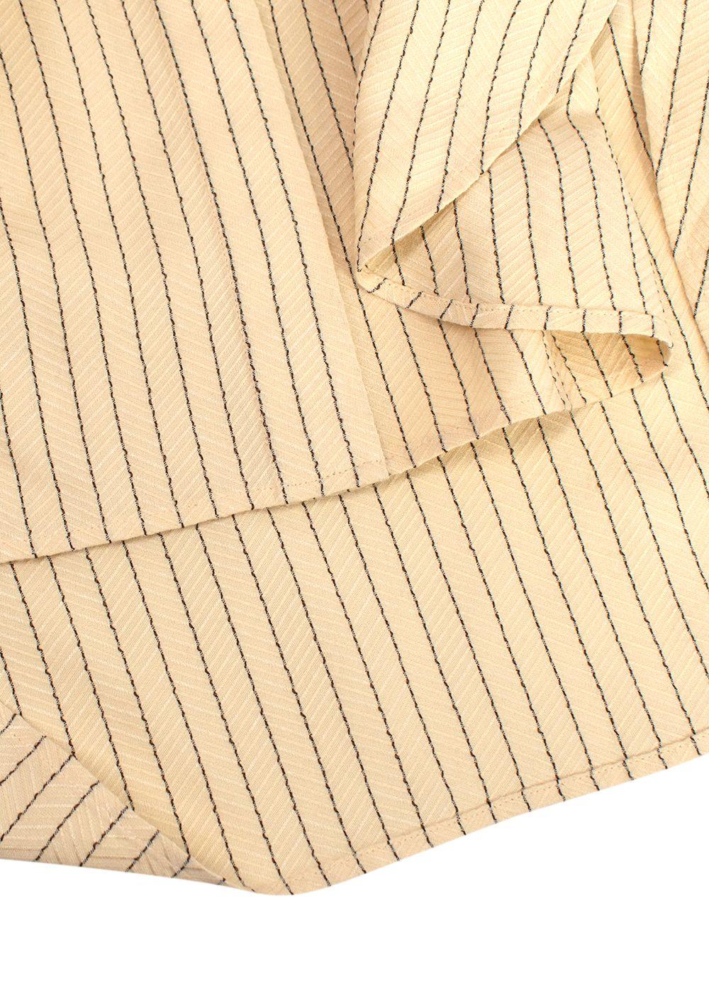 The Row Sonia Striped Jacquard Dress