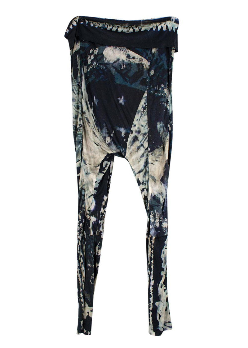 Balmain Lightweight Oversize Draped Top & Leggings