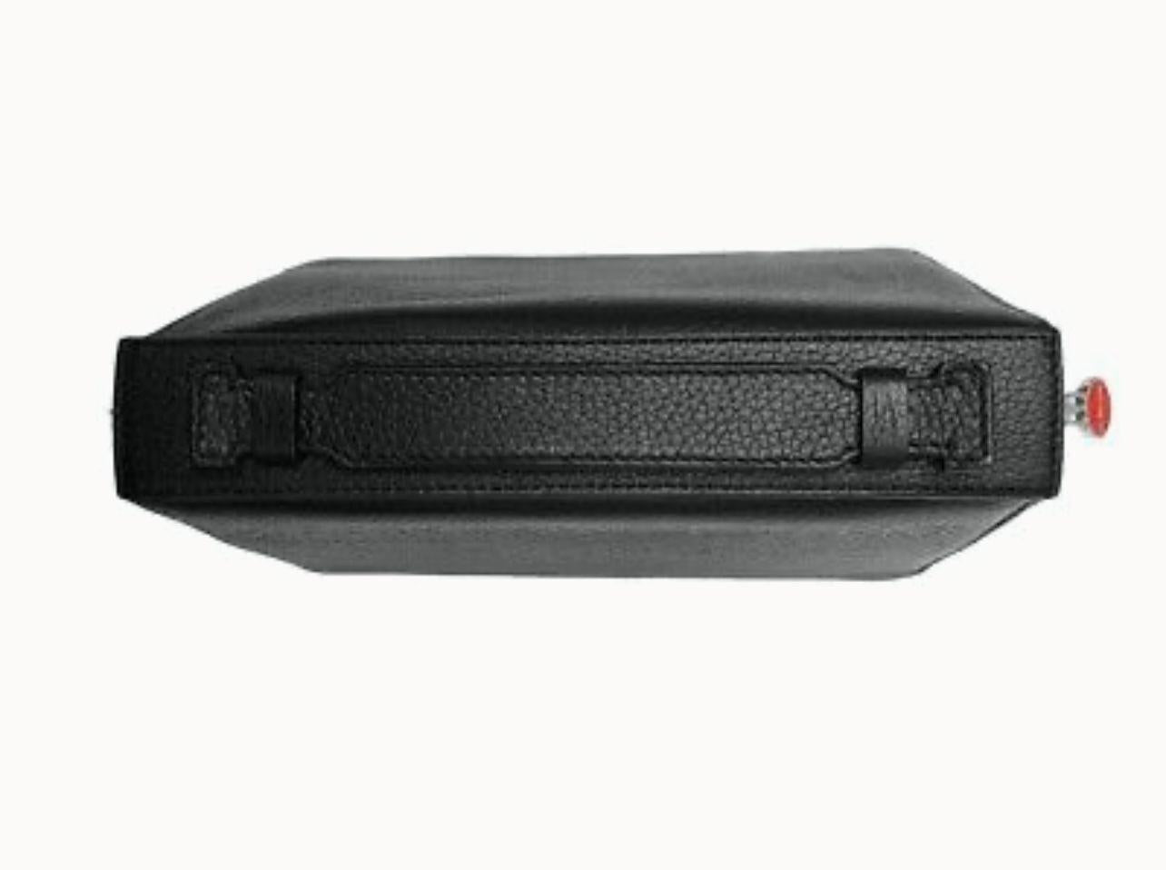 Black Leather Travel Wallet