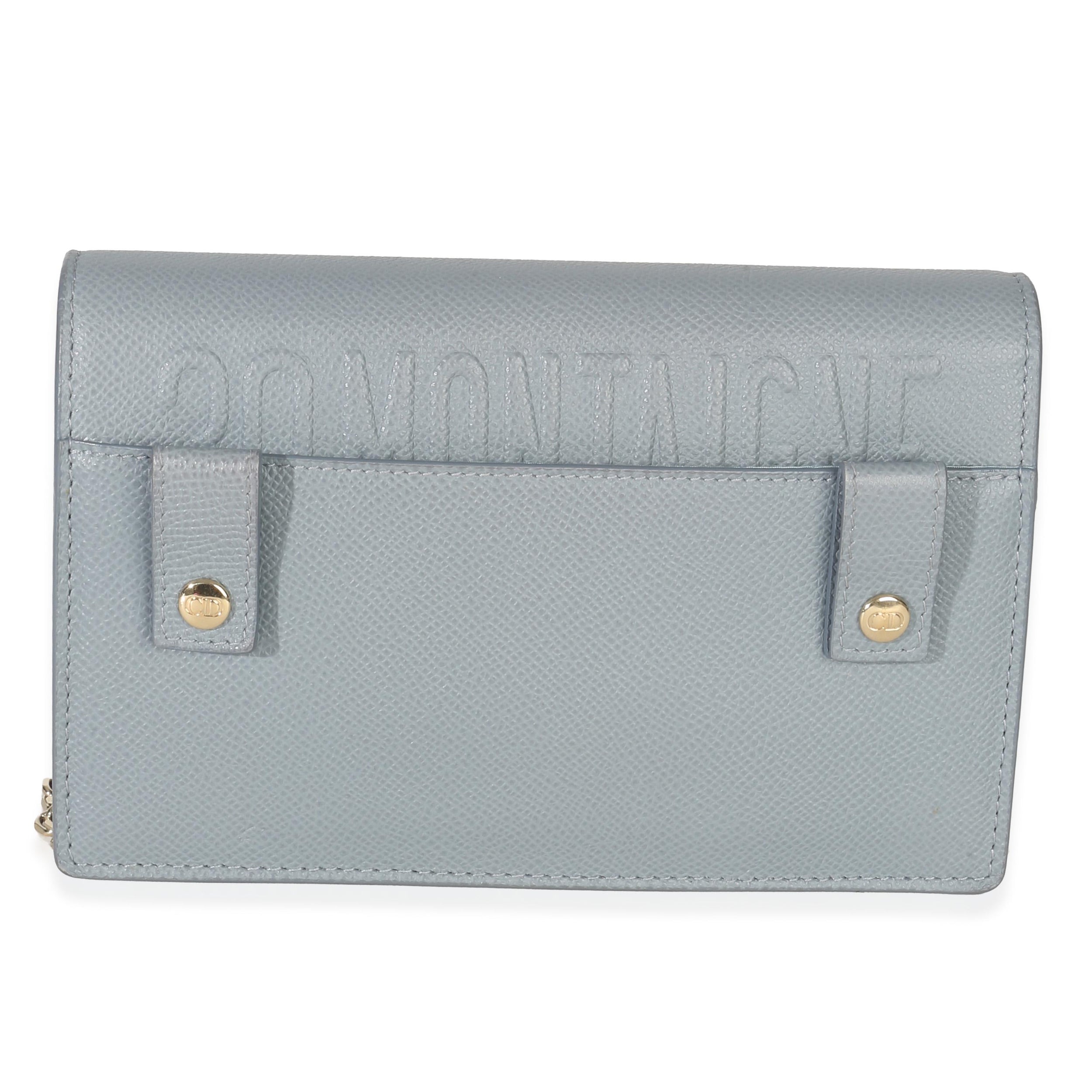 Christian Dior  Grained Calfskin 30 Montaigne 2-in-1 Pouch