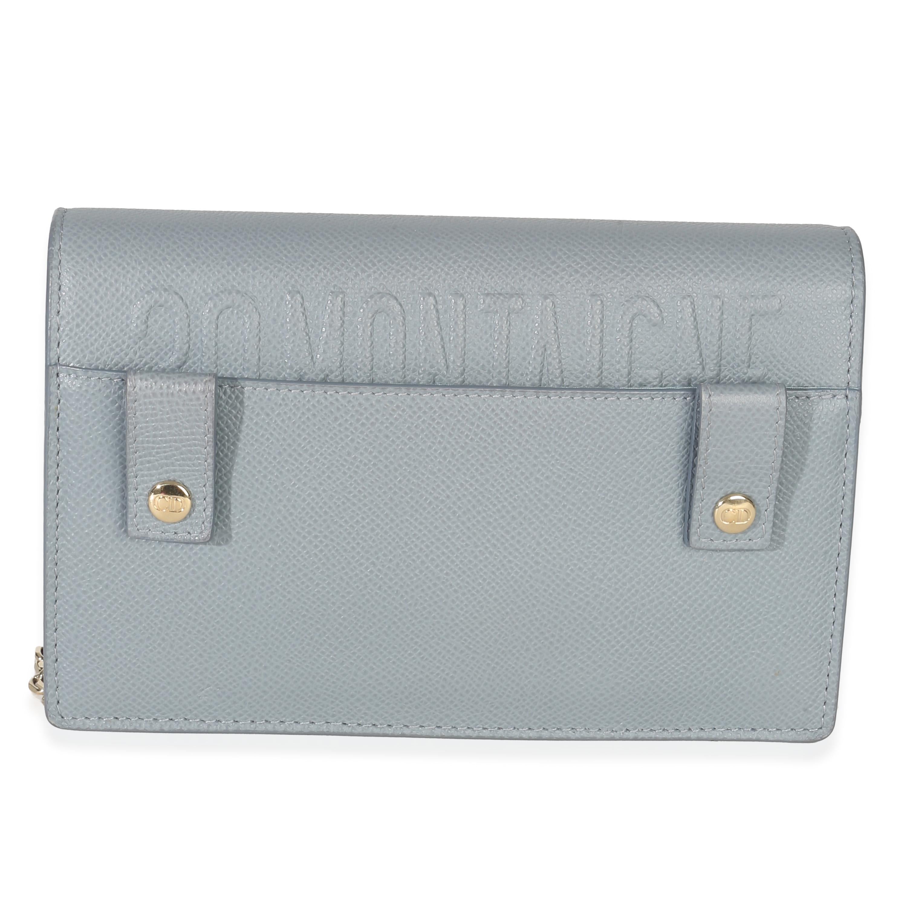 Christian Dior  Grained Calfskin 30 Montaigne 2-in-1 Pouch