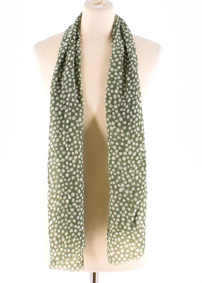 Bespoke Polka dot print scarf