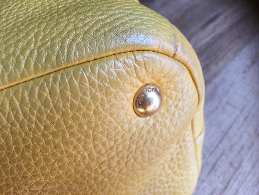 Prada Yellow Shoulder Bag
