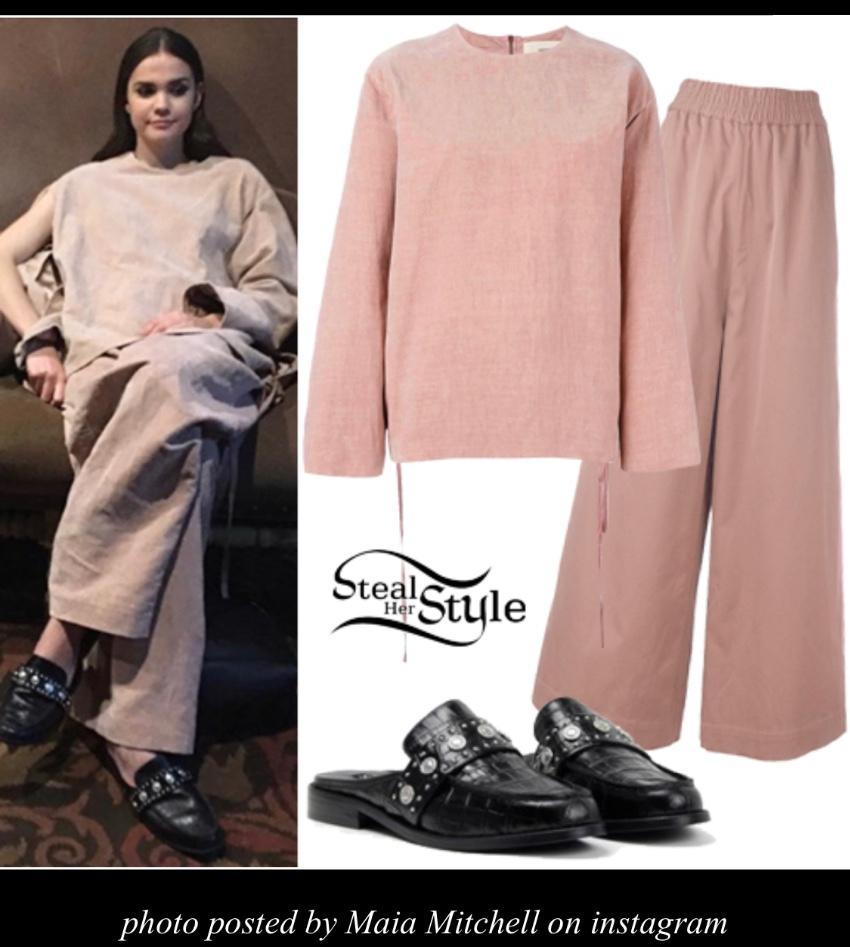 Ports 1961 Split Side Top in Rose