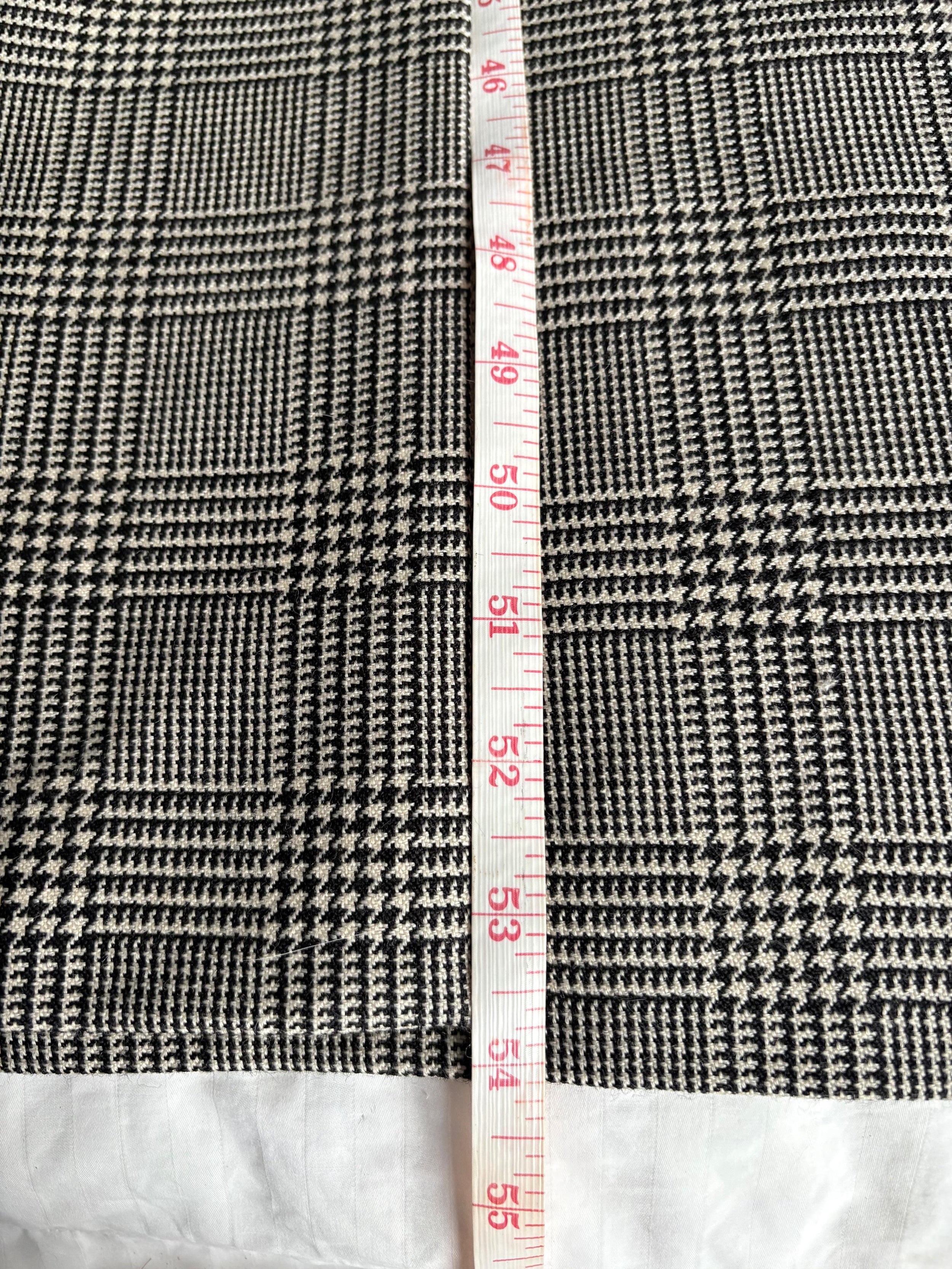 Ralph Lauren Collection Syeda houndstooth wool coat.