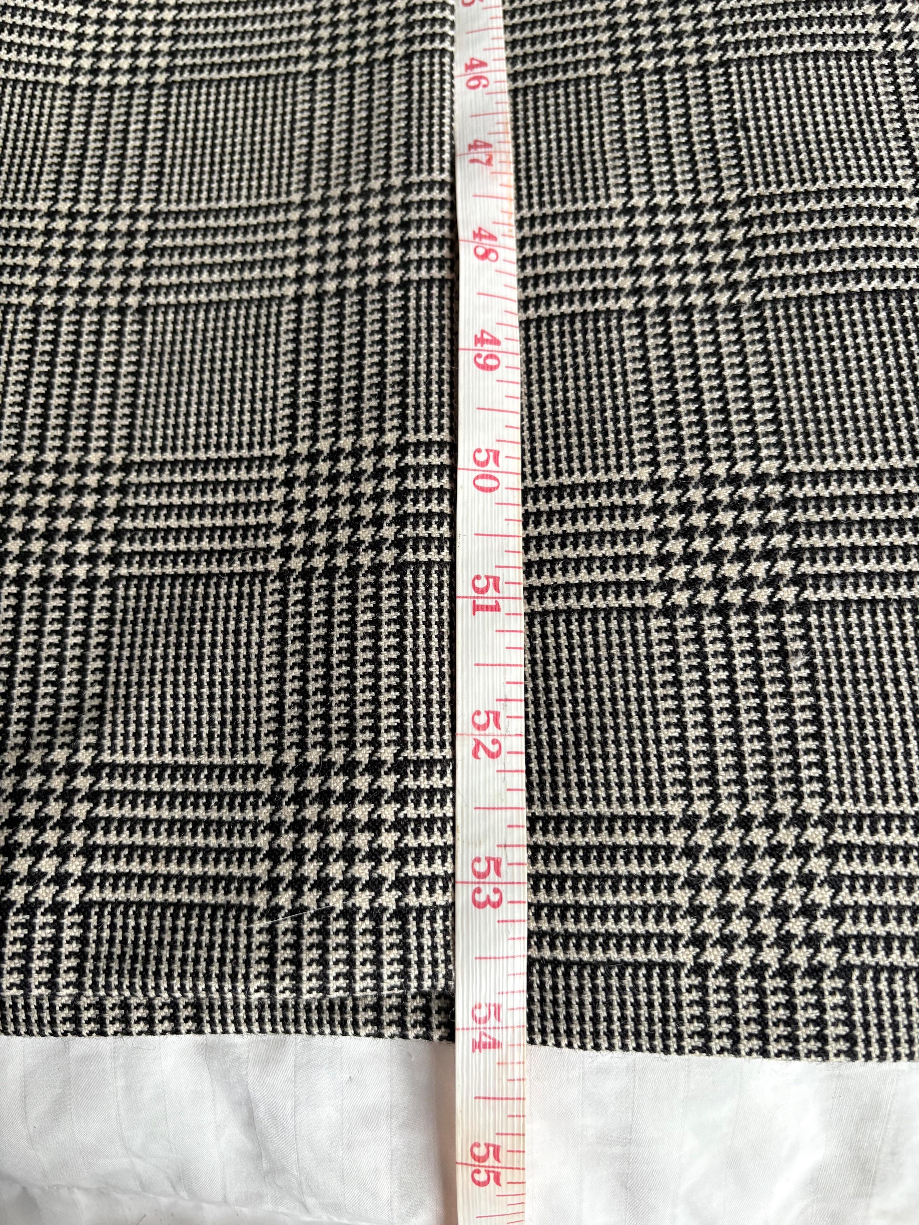 Ralph Lauren Collection Syeda houndstooth wool coat.