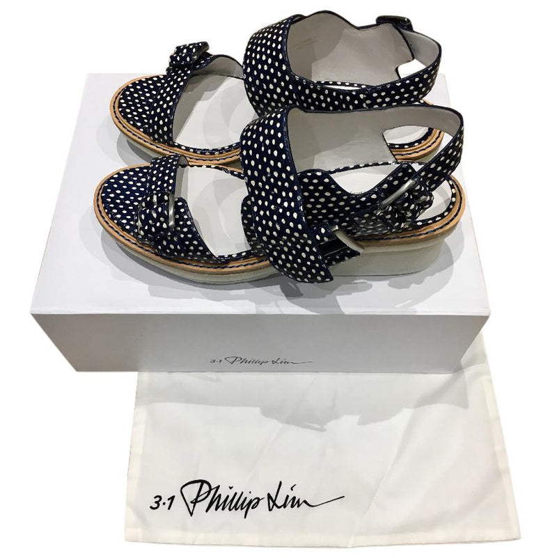 3.1 Phillip Lim Mallory Navy Sandal
