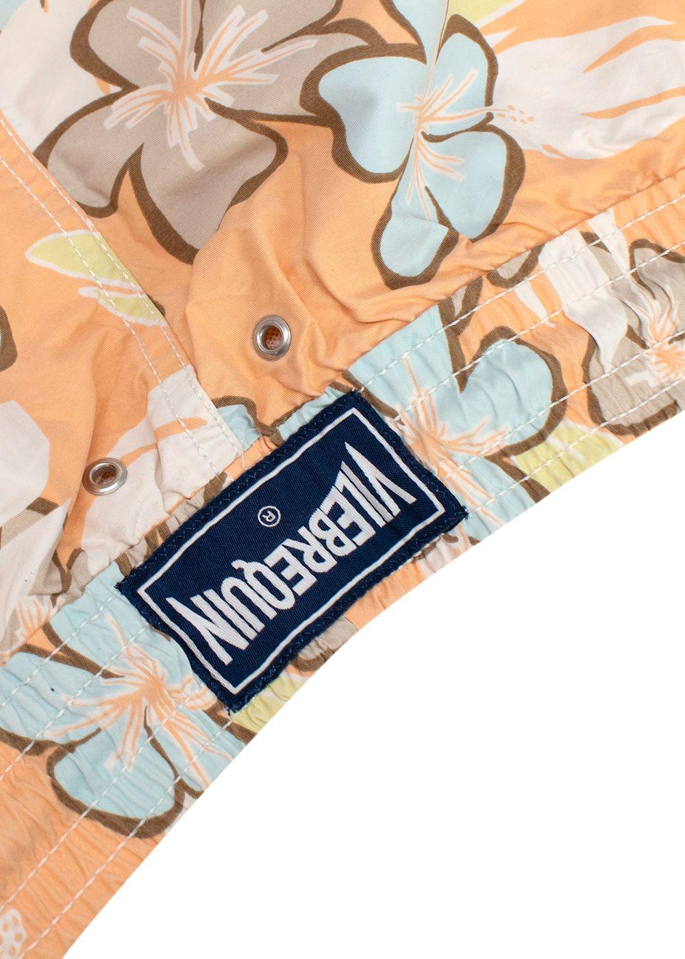 Vilebrequin Orange Floral-print Shorts