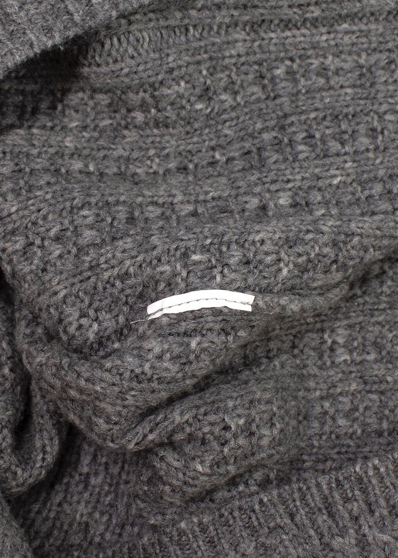 Max Mara Grey Wool Blend Jumper