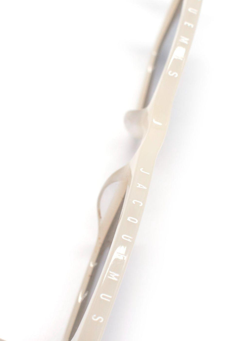 Jacquemus Cream Les Lunettes D-frame Sunglasses