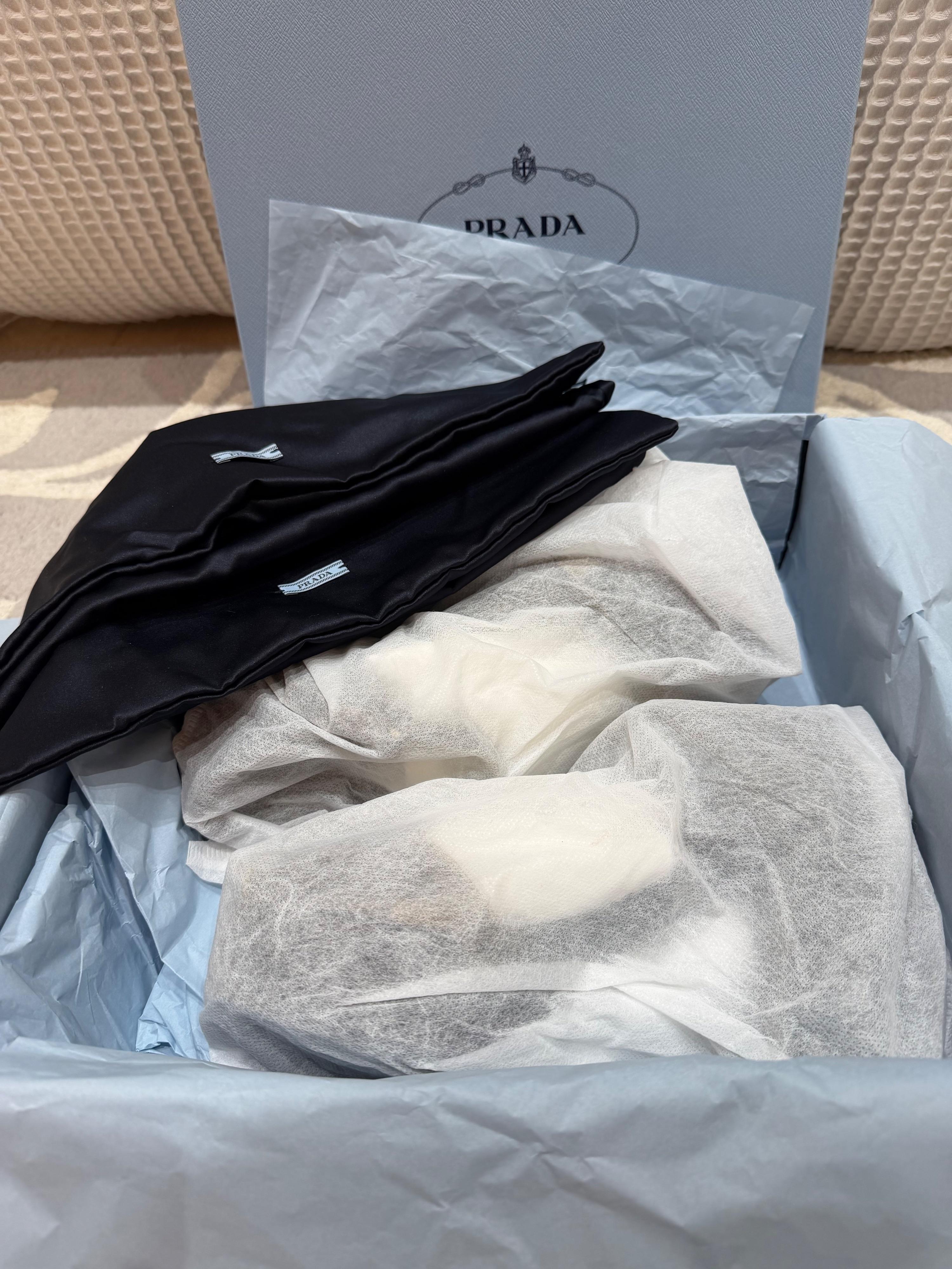 Prada Velvet Peep Toe Sandals