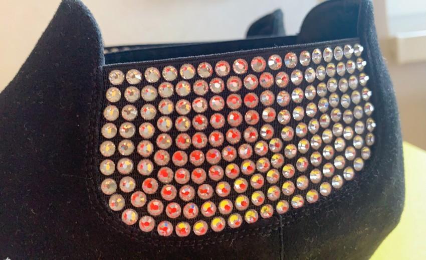 Giuseppe Zanotti Crystal-embellished suede ankle boots