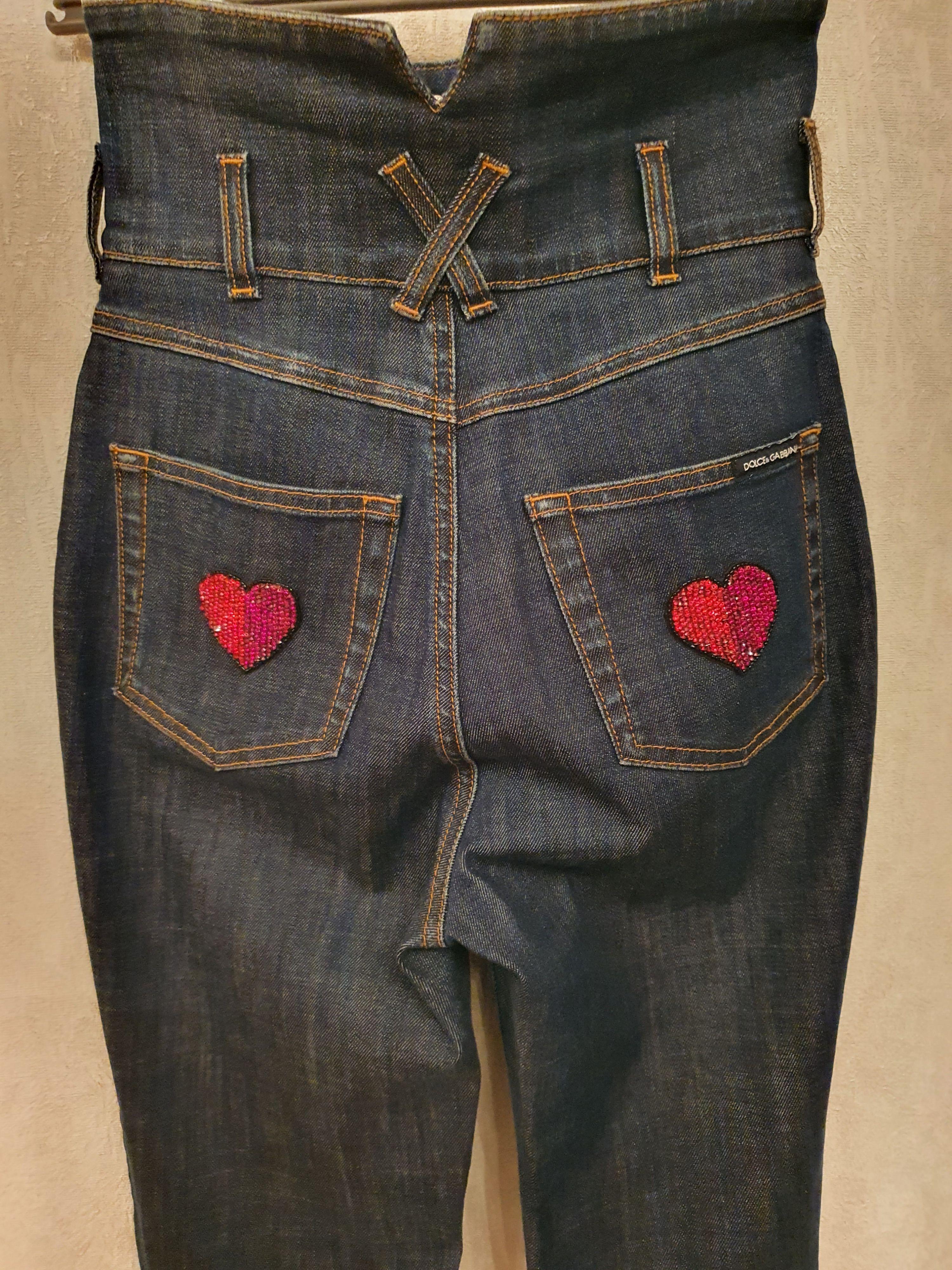 Indigo wash denim ultra-high rise flared jeans