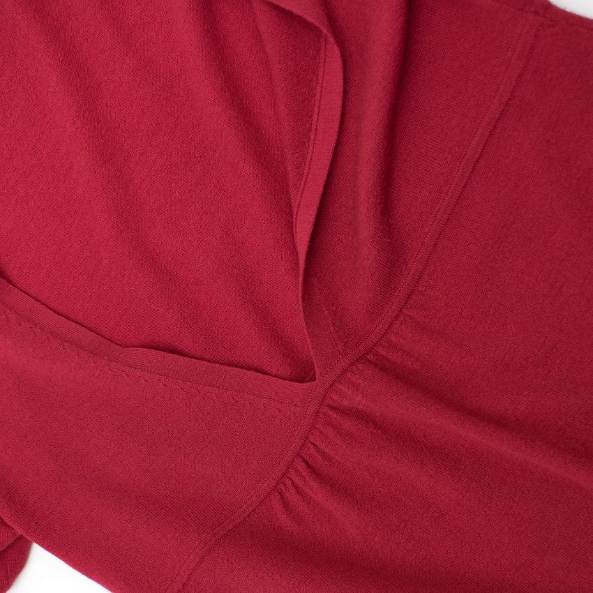 Theory Red Wool Dress