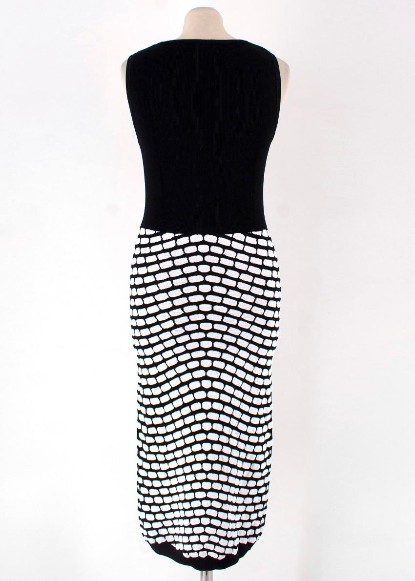 Artelier Nicole Miller Monochrome Knit Midi Dress