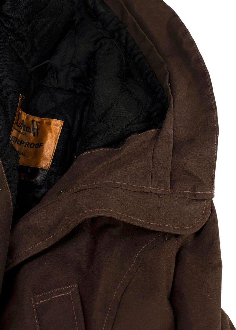 Belstaff Weatherproof Hooded Brown Coat