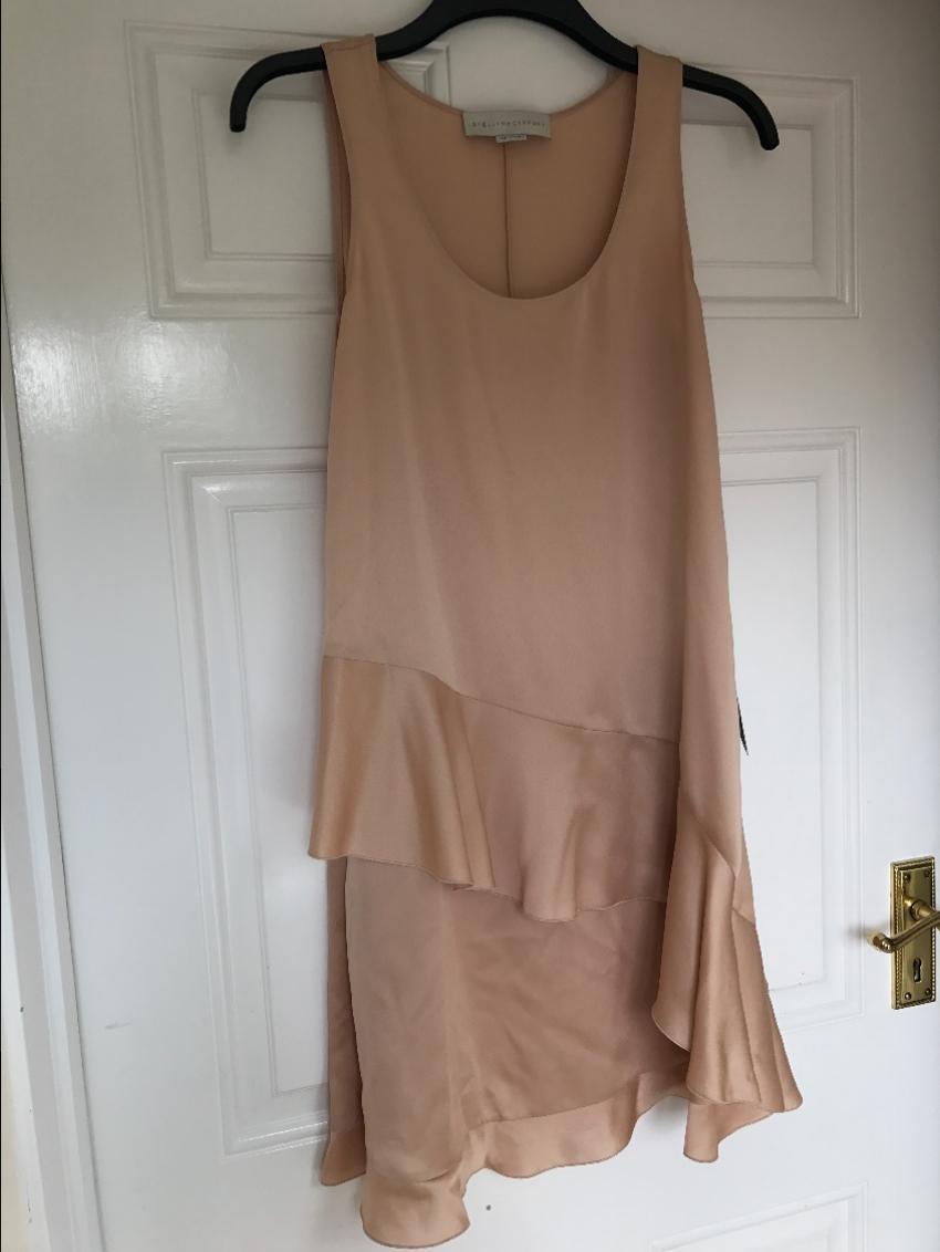Stella McCartney Nude Silk Dress