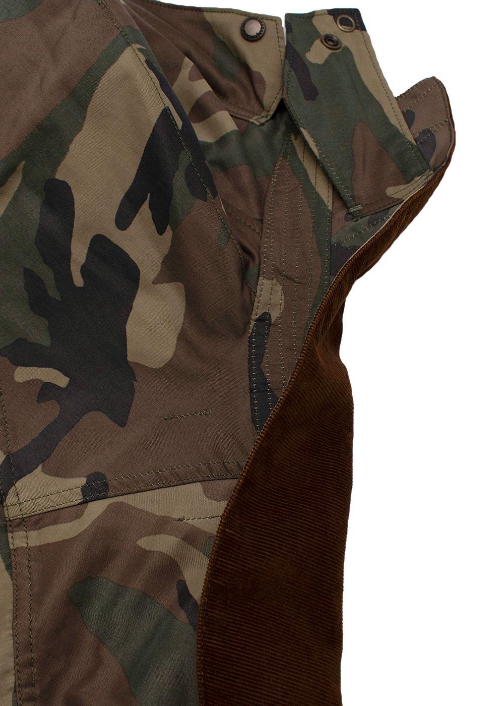 Camouflage Print Cotton Jacket