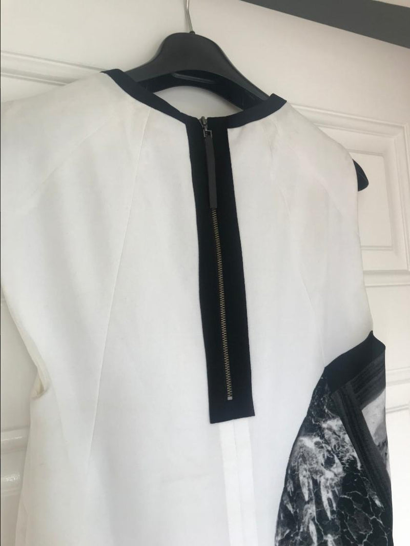 Helmut Lang Marble Print Dress
