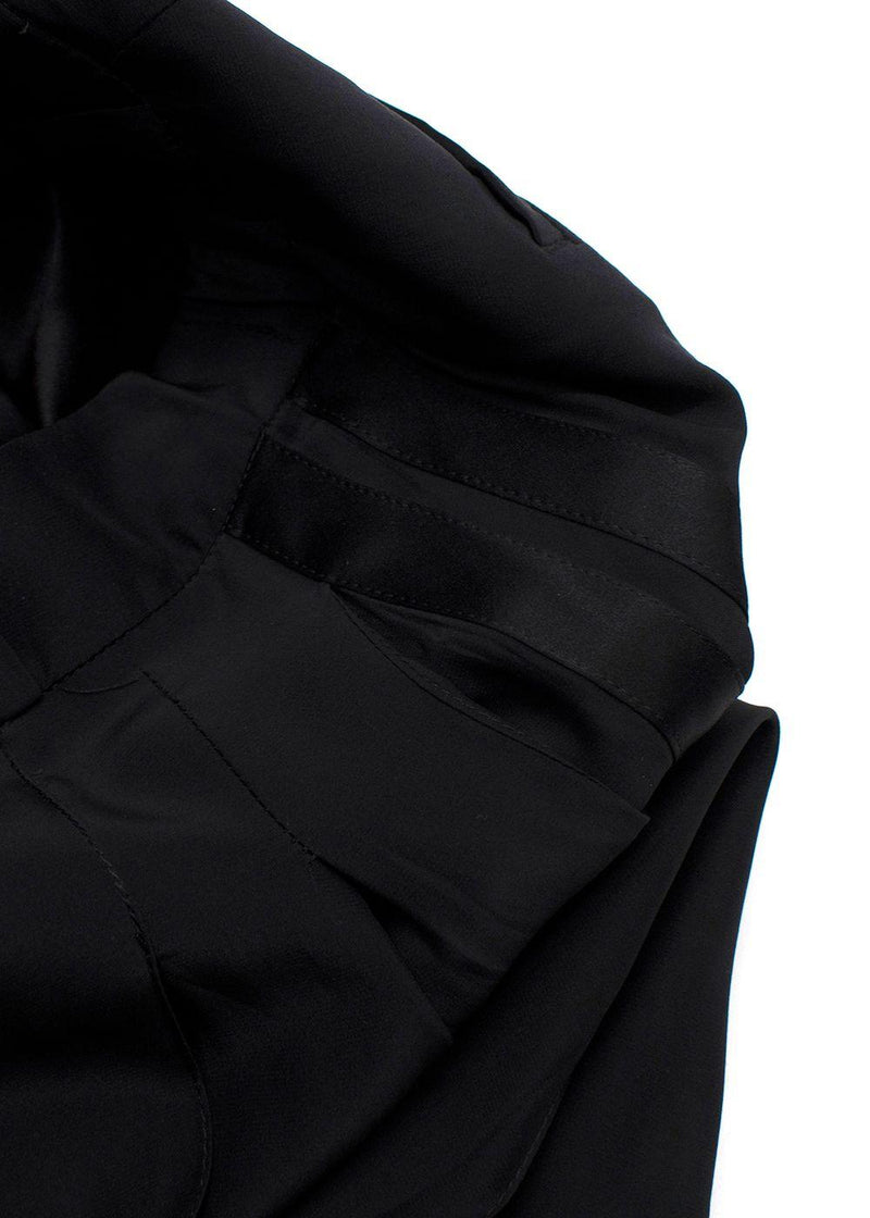 Serena Bute Black 100% Silk Trouser