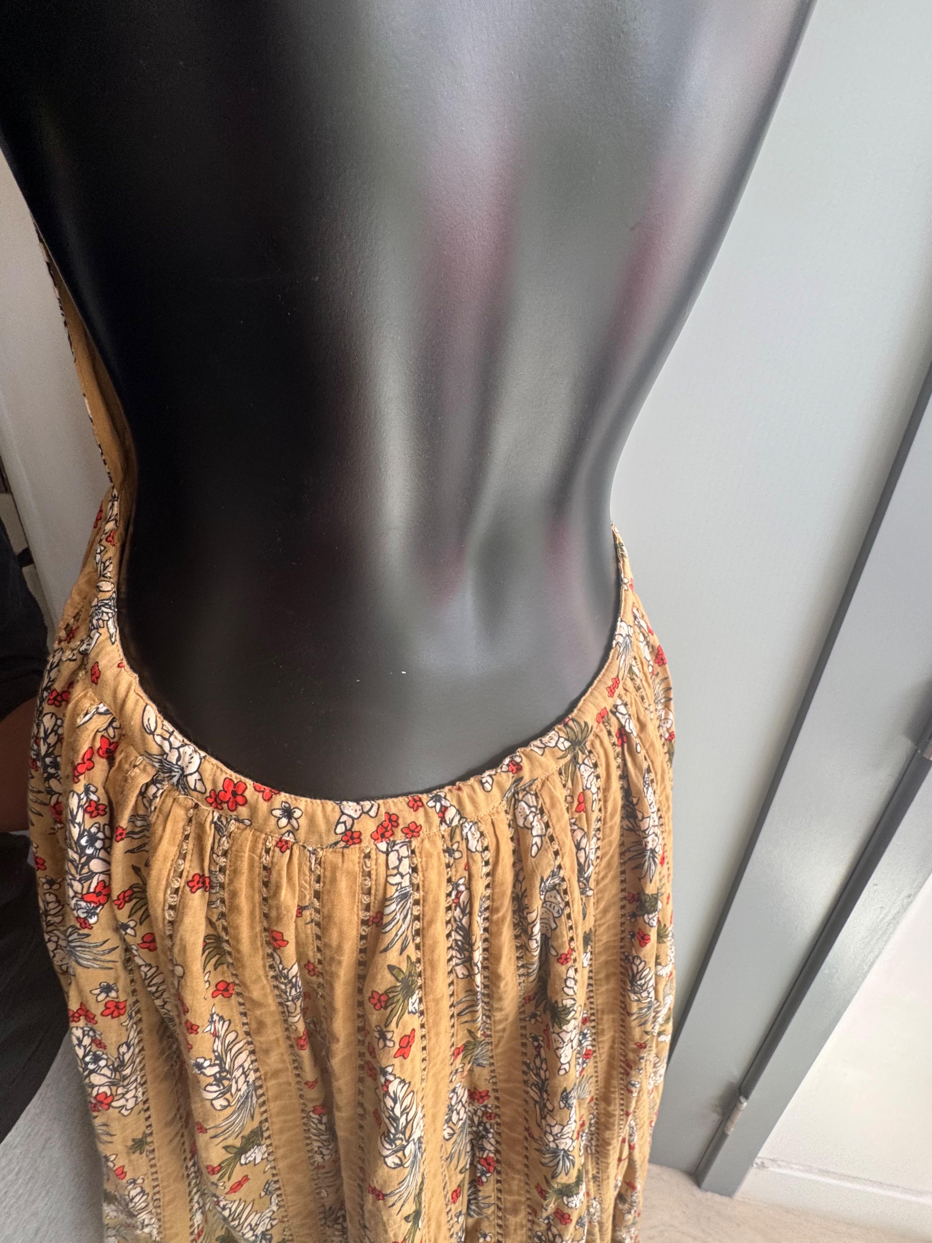 Runway Rofftop Halter Maxi Dress
