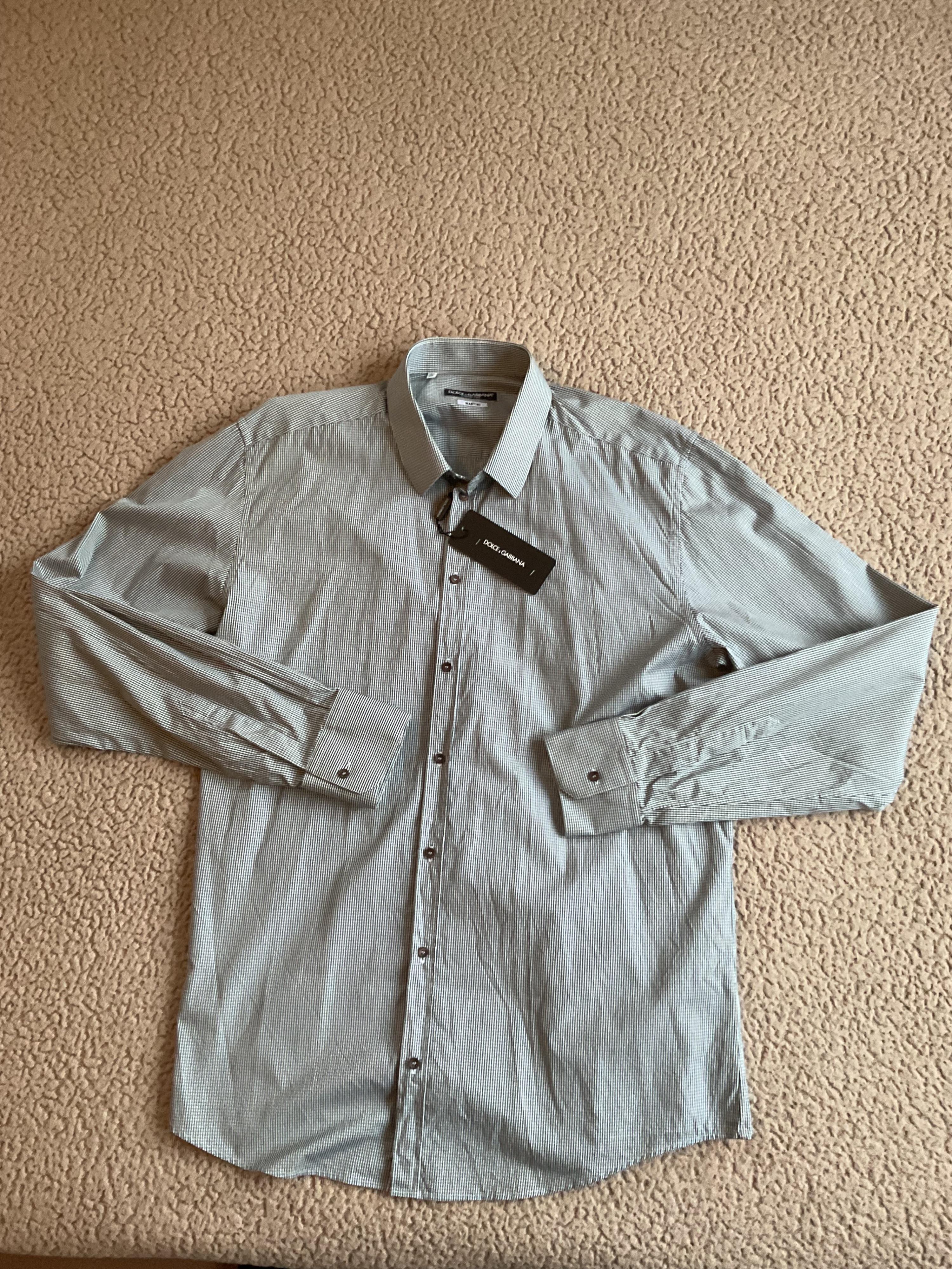 Dolce & Gabbana Green Check Shirt
