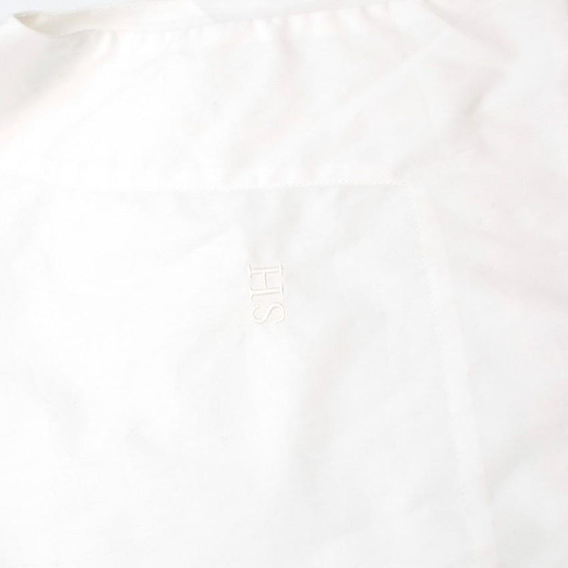 Tome White V-neck Long Sleeve Shirt