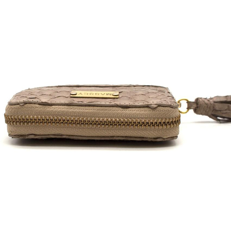 Massey Grey Python Purse