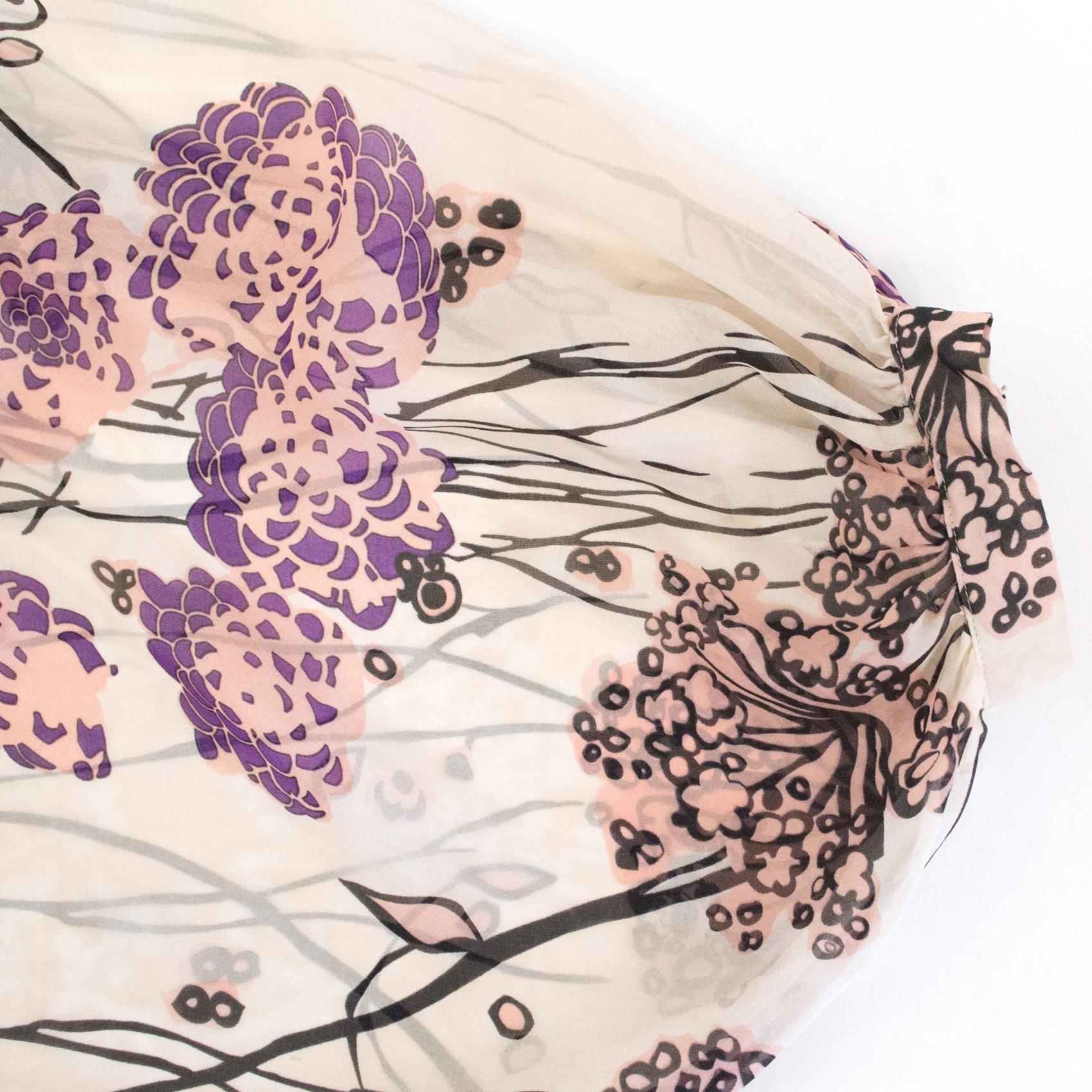 Designers Remix Charlotte Eskildsen cape sleeve floral shirt