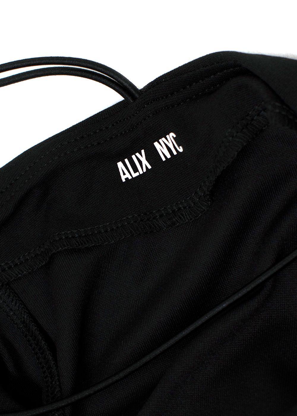 Alix NYC Black Cross Strap Medina Bodysuit