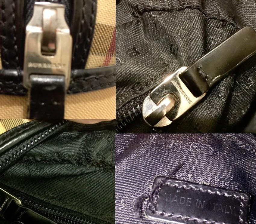 Burberry Vintage Nova Check Coated Canvas Tote