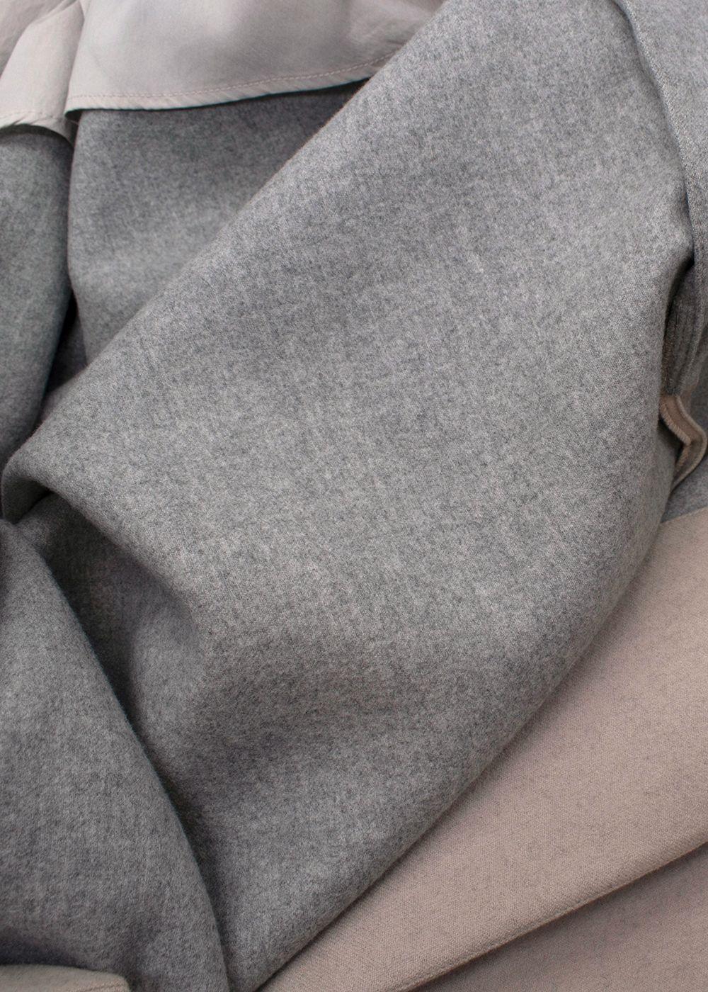 Brunello Cucinelli Beige Cashmere Duster Coat