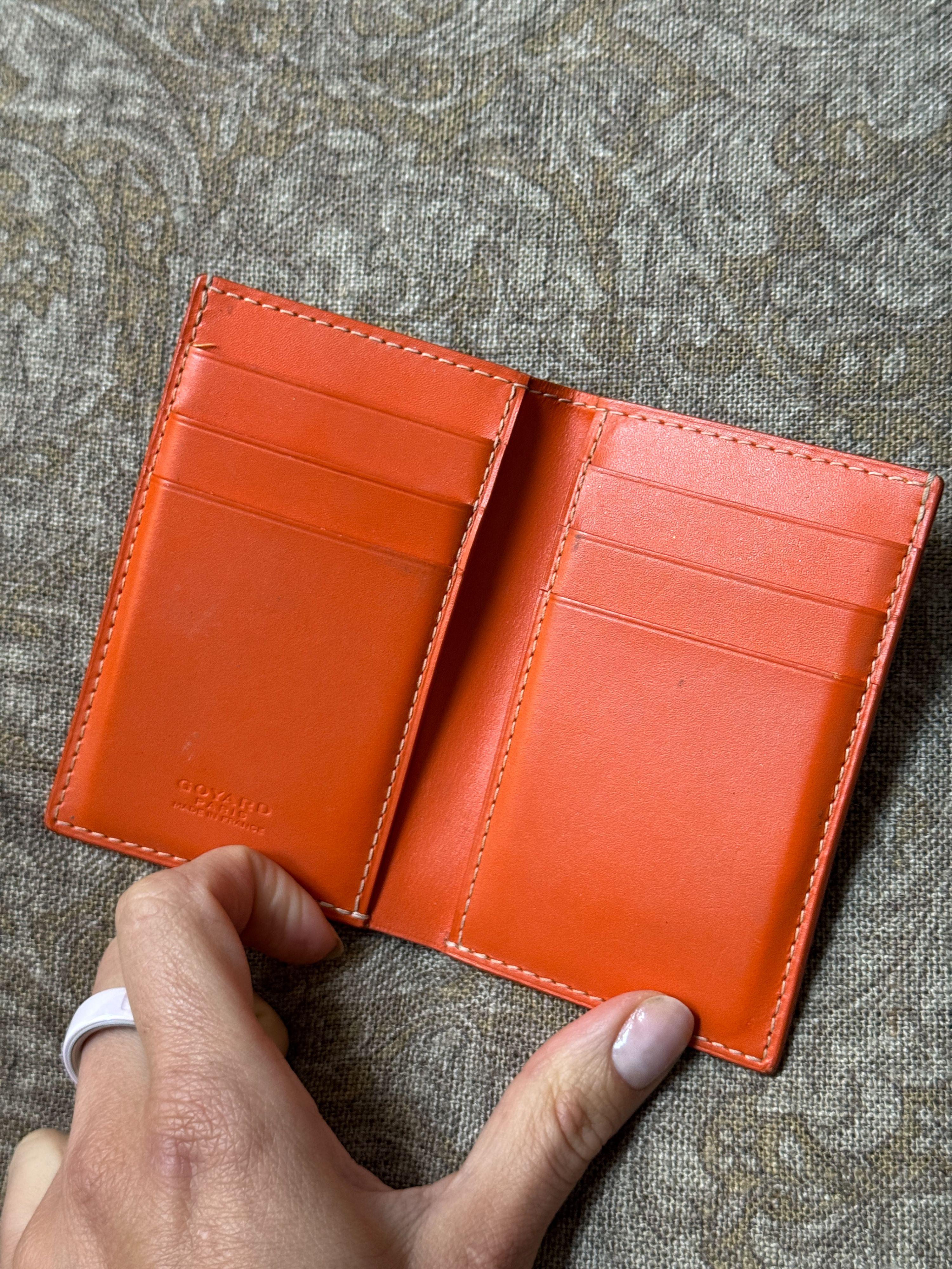 Goyard Orange Saint-Pierre Card Holder