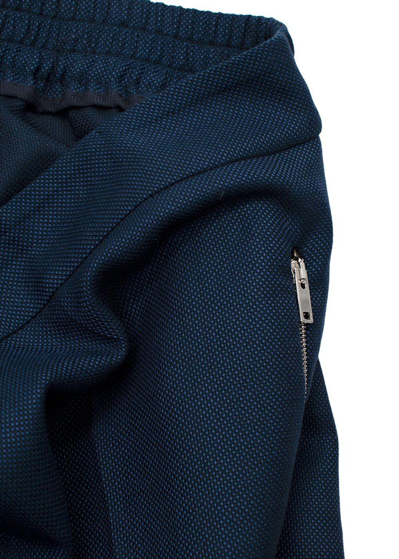 Stella McCartney Navy Speckled Wool Suit Trousers